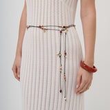 Miranda Beaded Tie Belt
