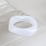 Angular Cuff Bangle in Clear