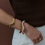 Wave Resin Bangle 2 Pack