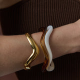 Wave Resin Bangle 2 Pack