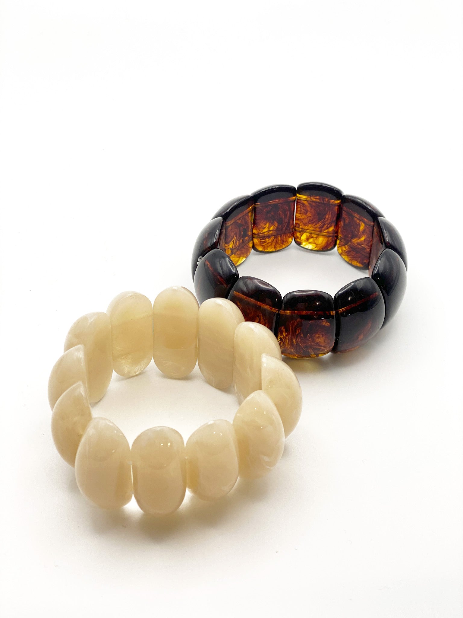 Adele Beaded Resin Bangle