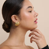 Carmel Puff Earrings