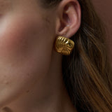 Lisa Square Statement Earrings