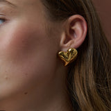 Jessie Heart Statement Earrings