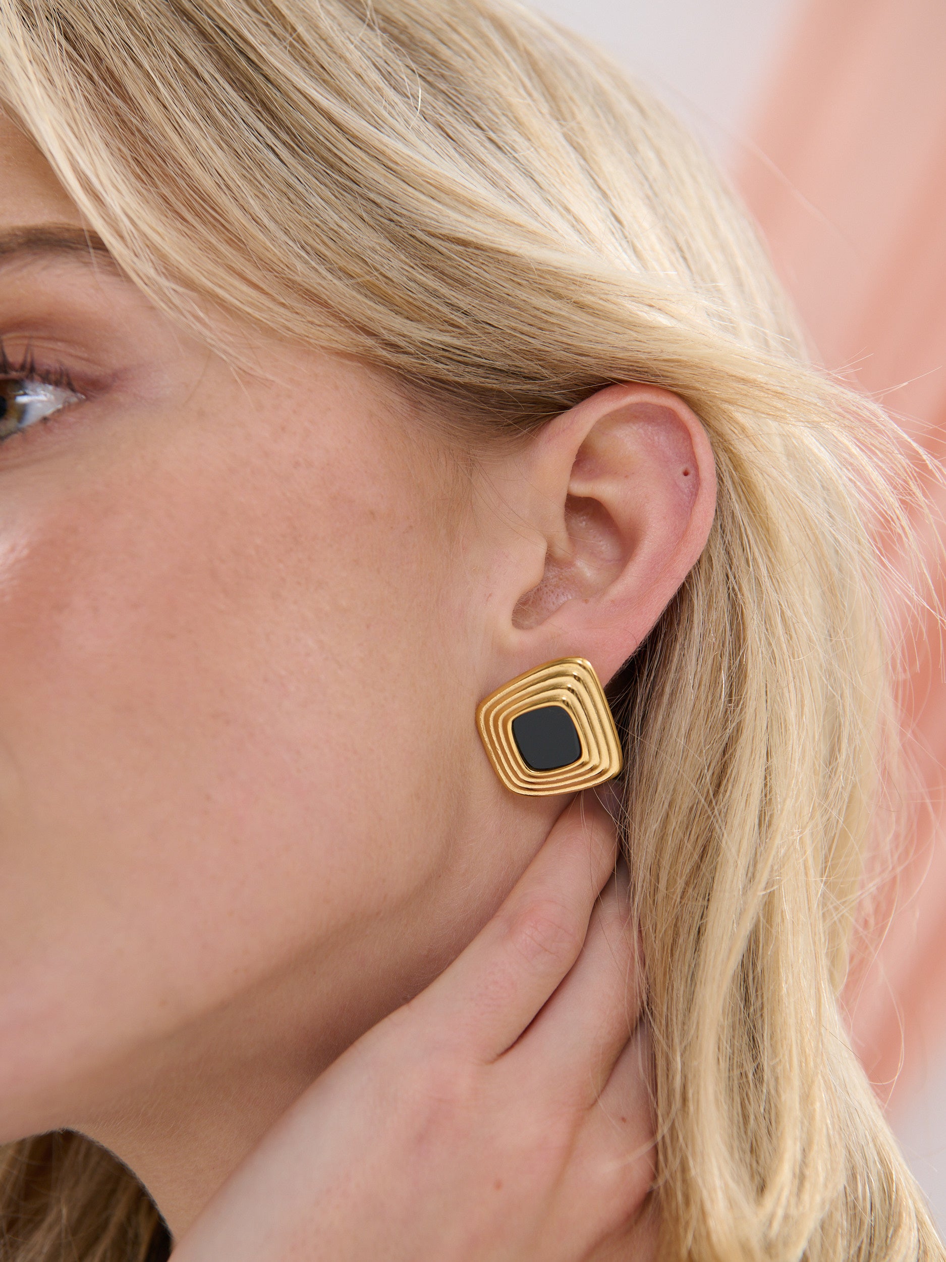 Maris Square Statement Earrings