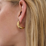 Jenni Statement Earrings in Gold