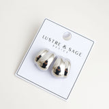 Jenni Statement Earrings in Silver