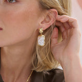 Ellie Pearl Statement Earrings