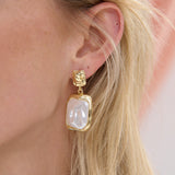 Ellie Pearl Statement Earrings