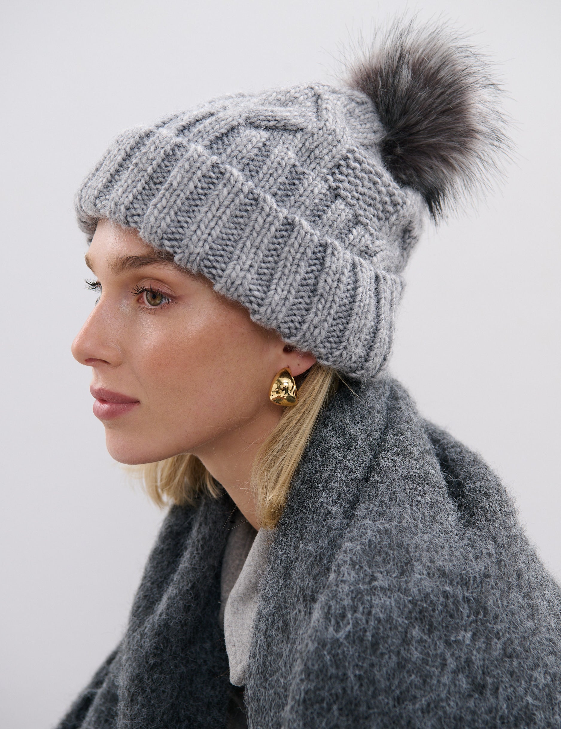 Ambrosia Chunky Knit Beanie (2col)