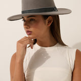 Jenni Velvet Trim Boater Hat