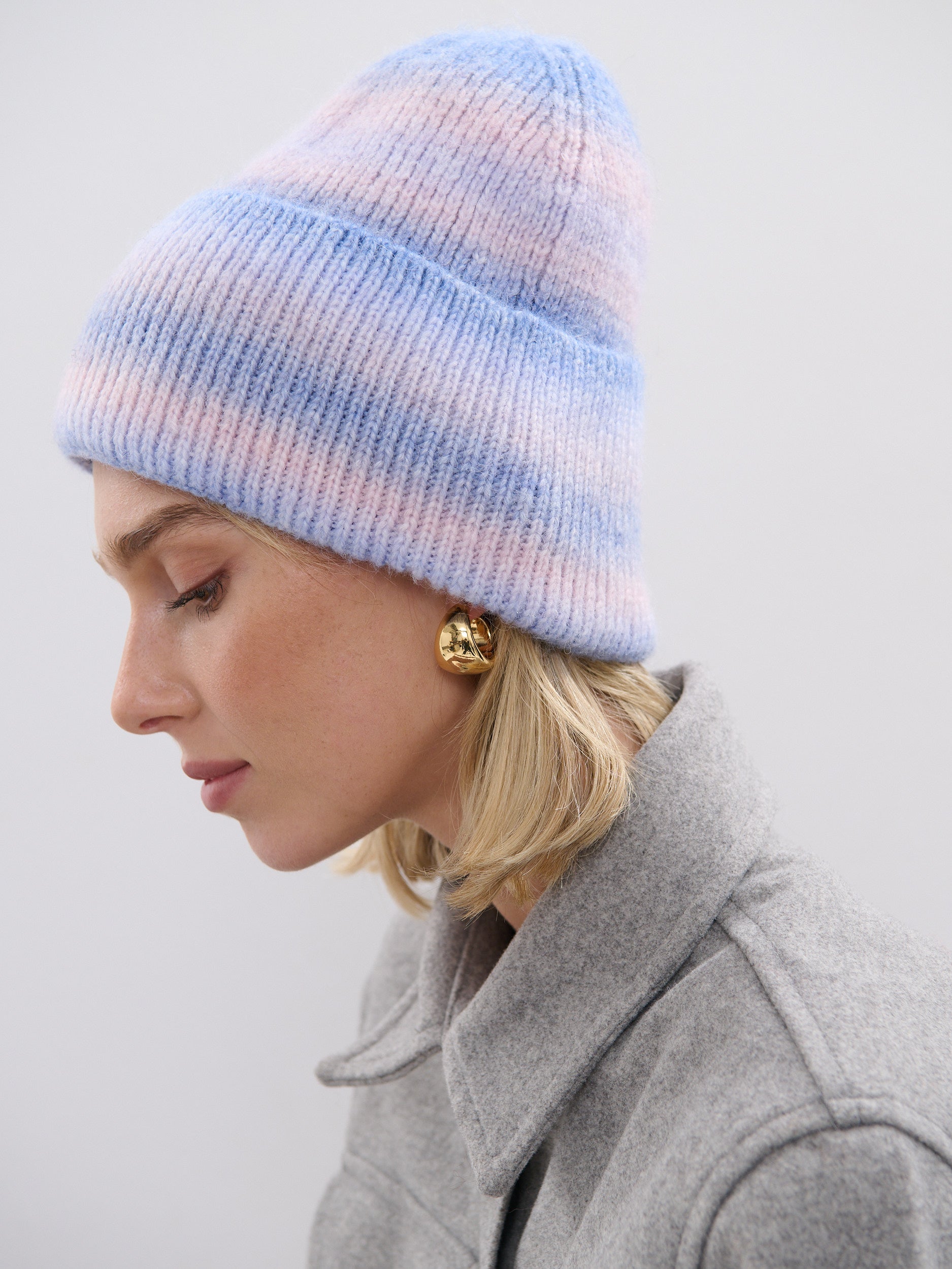 [Final Sale] Multi Gradient Mohair Beanie