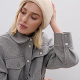 [Sale] Solid Colour Plain Knit Beanie (4colours)