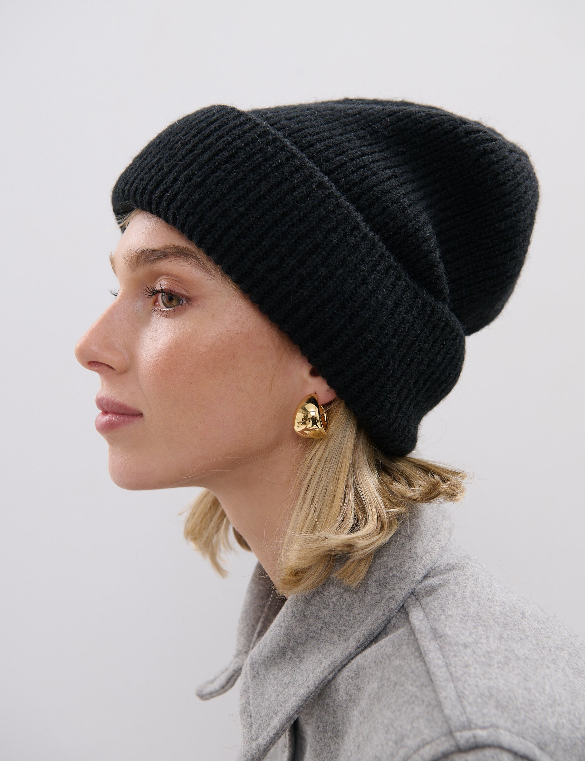[Sale] Solid Colour Plain Knit Beanie (4colours)