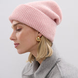 [Sale] Solid Colour Plain Knit Beanie (4colours)