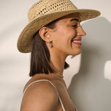 Joyce Straw Hat in Beige