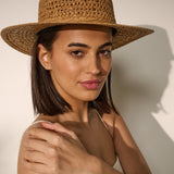 Joyce Straw Hat in Tan