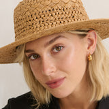 Joyce Straw Hat in Tan