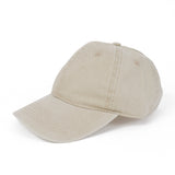 Christina Cotton Baseball Cap in Beige