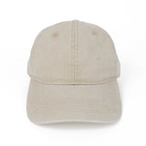 Christina Cotton Baseball Cap in Beige