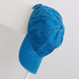 Christina Cotton Baseball Cap in Blue
