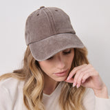 Christina Cotton Baseball Cap in Brown