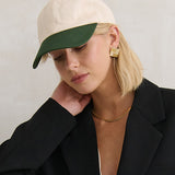 Nicki Colour Block Cotton Cap