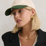 Nicki Colour Block Cotton Cap