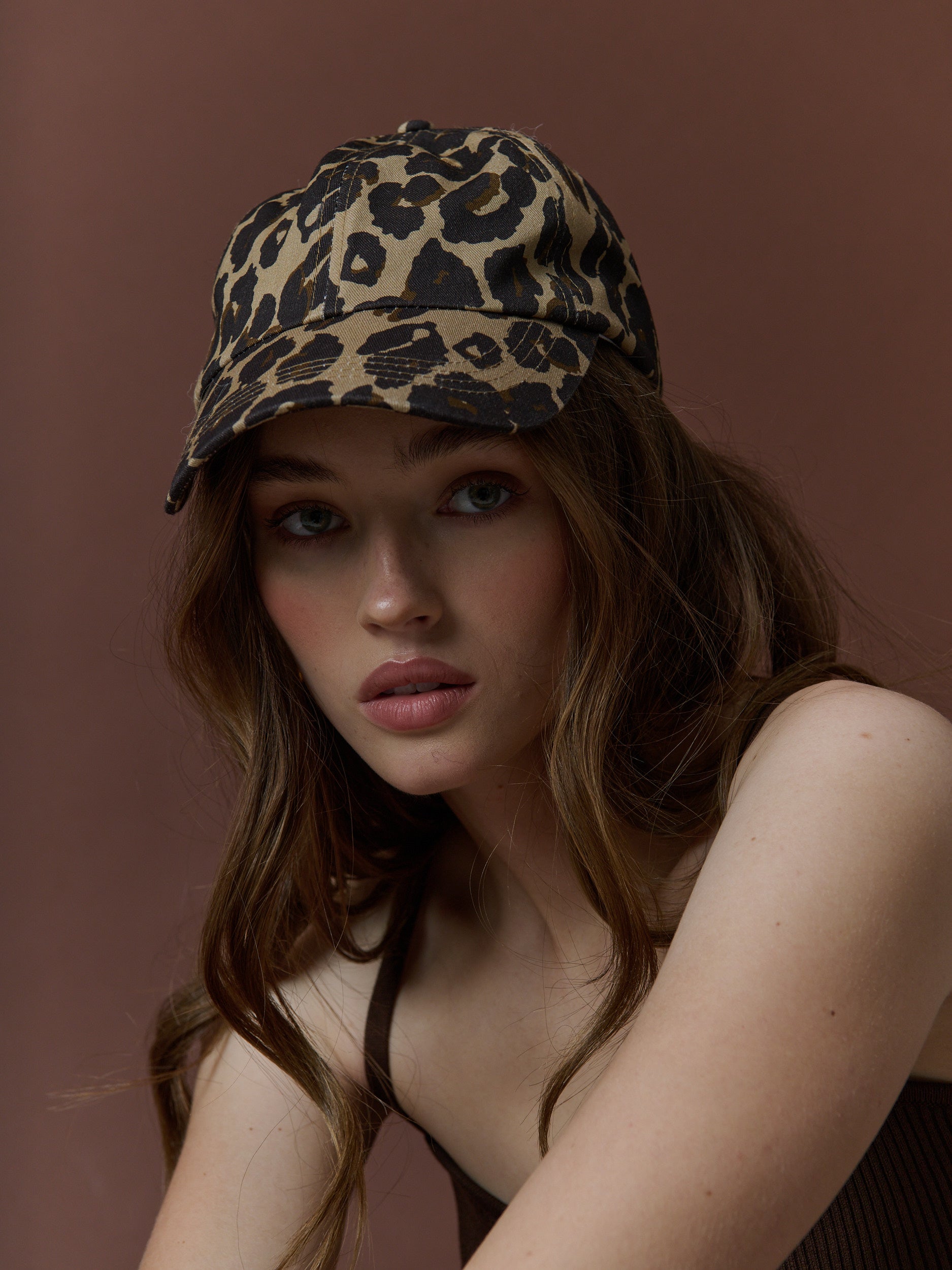 Leopard Cotton Baseball Cap