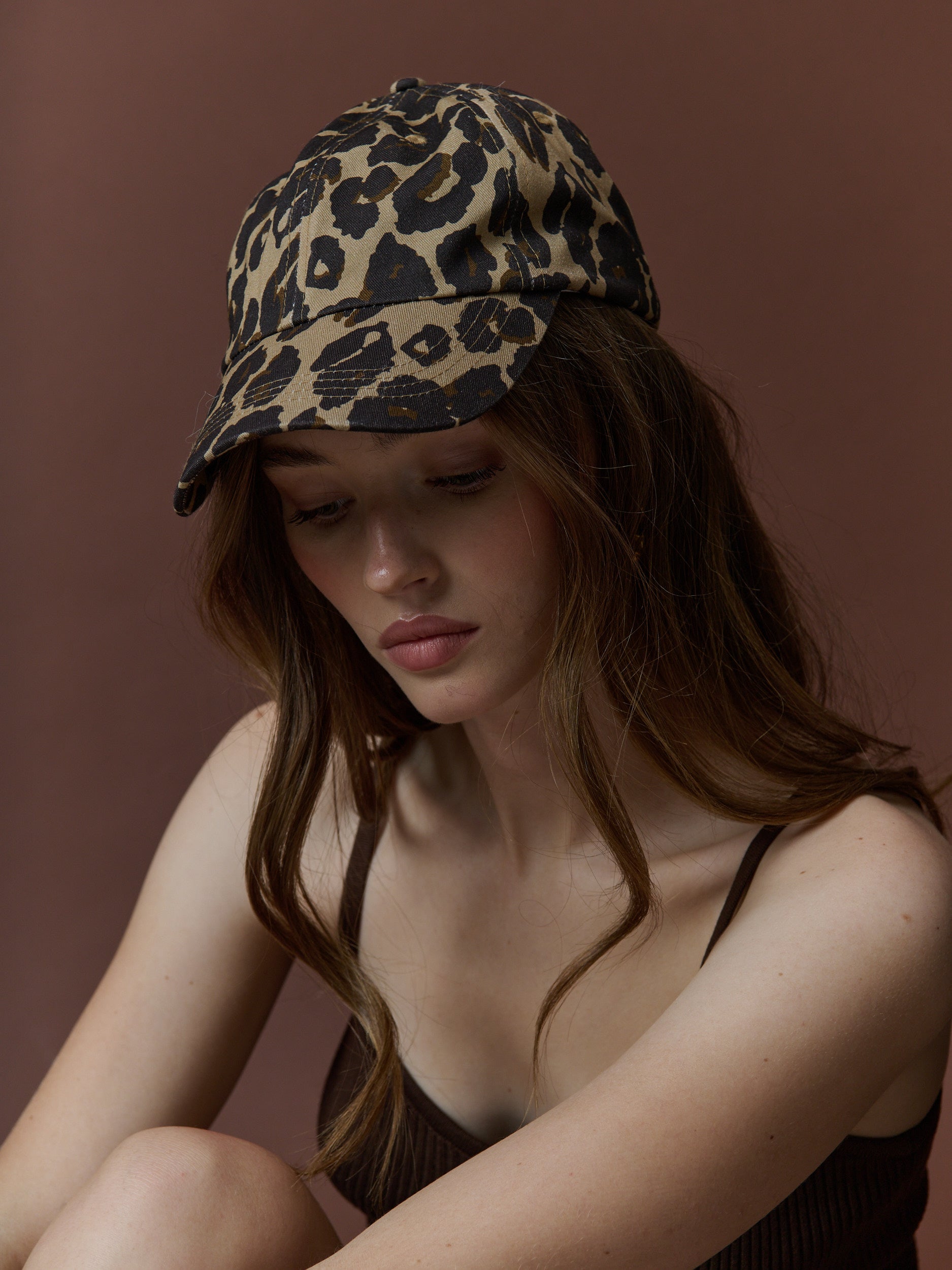 Leopard Cotton Baseball Cap
