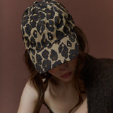 Leopard Cotton Baseball Cap