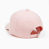 Pink Cotton Baseball Cap