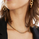 Sakina Two-Toned Chain Necklace Multi