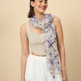 Abstract Print Lightweight Scarf
