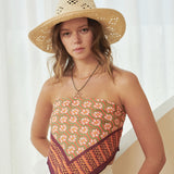 Clementine Daisy Print Bandana