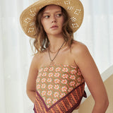Clementine Daisy Print Bandana