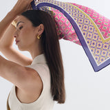 Spade Flower Print Bandana