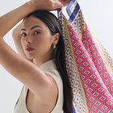 Spade Flower Print Bandana