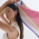 Spade Flower Print Bandana