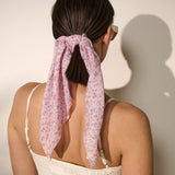 Pink Daisy Print Bandana