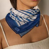 Ocean Blue Print Bandana