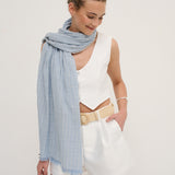 Shelley Round Buckle Straw Belt