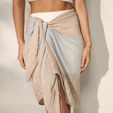 Two Tone Cotton Lightweight Scarf
