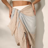 Two Tone Cotton Lightweight Scarf