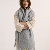 Grey Betty Fluffy Scarf