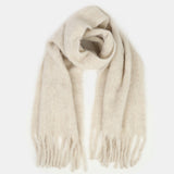 Oatmeal Betty Fluffy Scarf