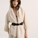 Oatmeal Betty Fluffy Scarf