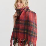 Vivian Checkered Fluffy Scarf