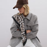 Leopard Patterned Lightweight Scarf