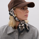 Leopard Patterned Lightweight Scarf